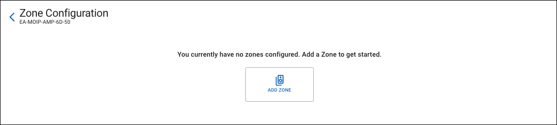 Zone Configuration Example Text File Zone configuration