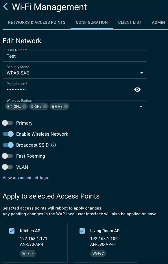 Adding a new network
